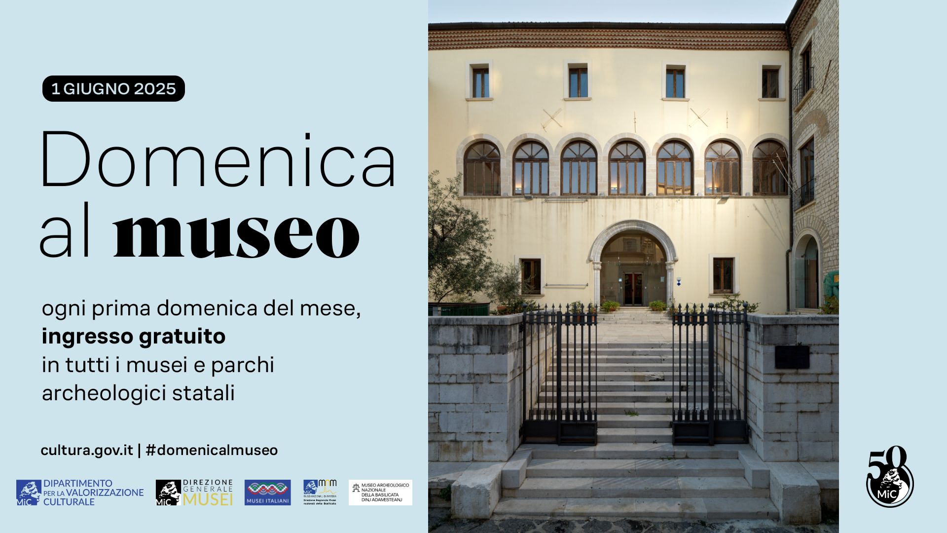 Domenica al Museo Archeologico Nazionale "D. Adamesteanu"